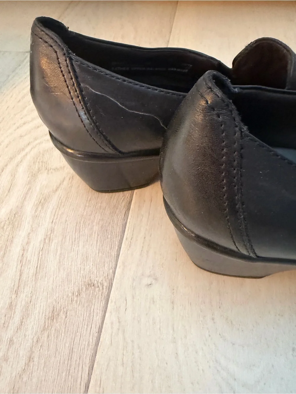 Clarks Black Slip-On Comfort Shoe